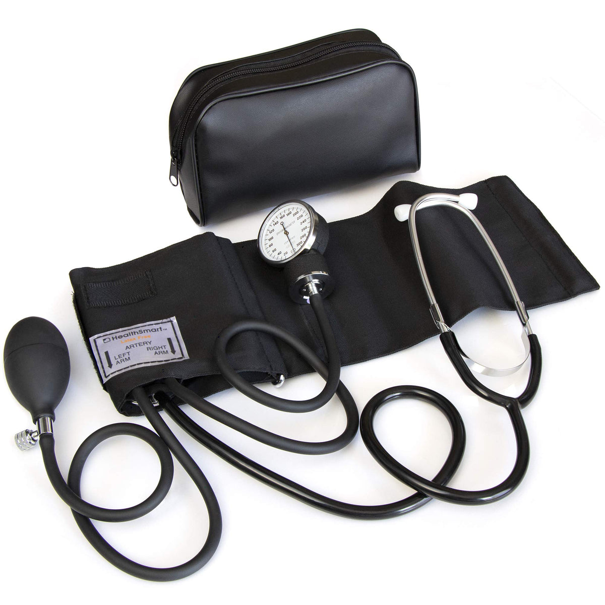 Manual Blood Pressure Monitor with 13-17 Inches Cuff and Attached Stethoscope C440400