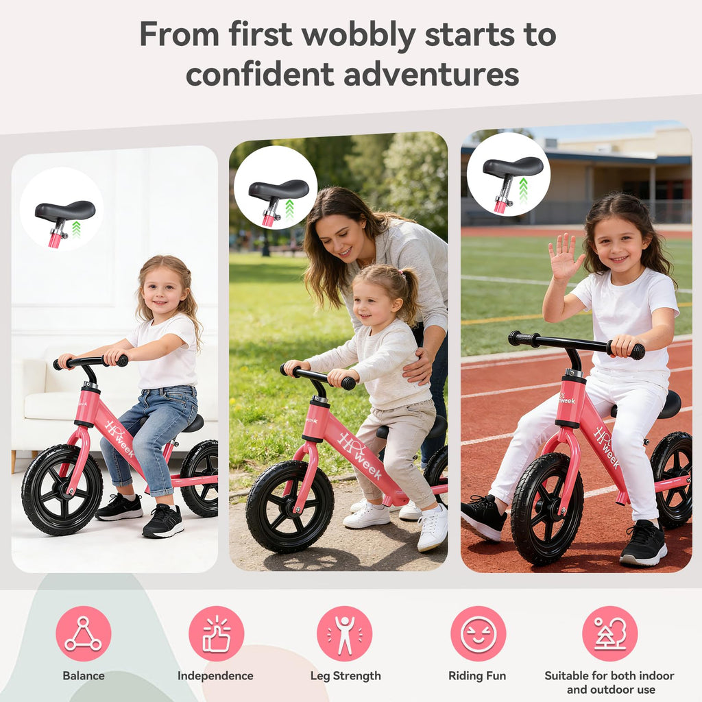 12” No Pedal Adjustable Toddler Balance Bike H815108