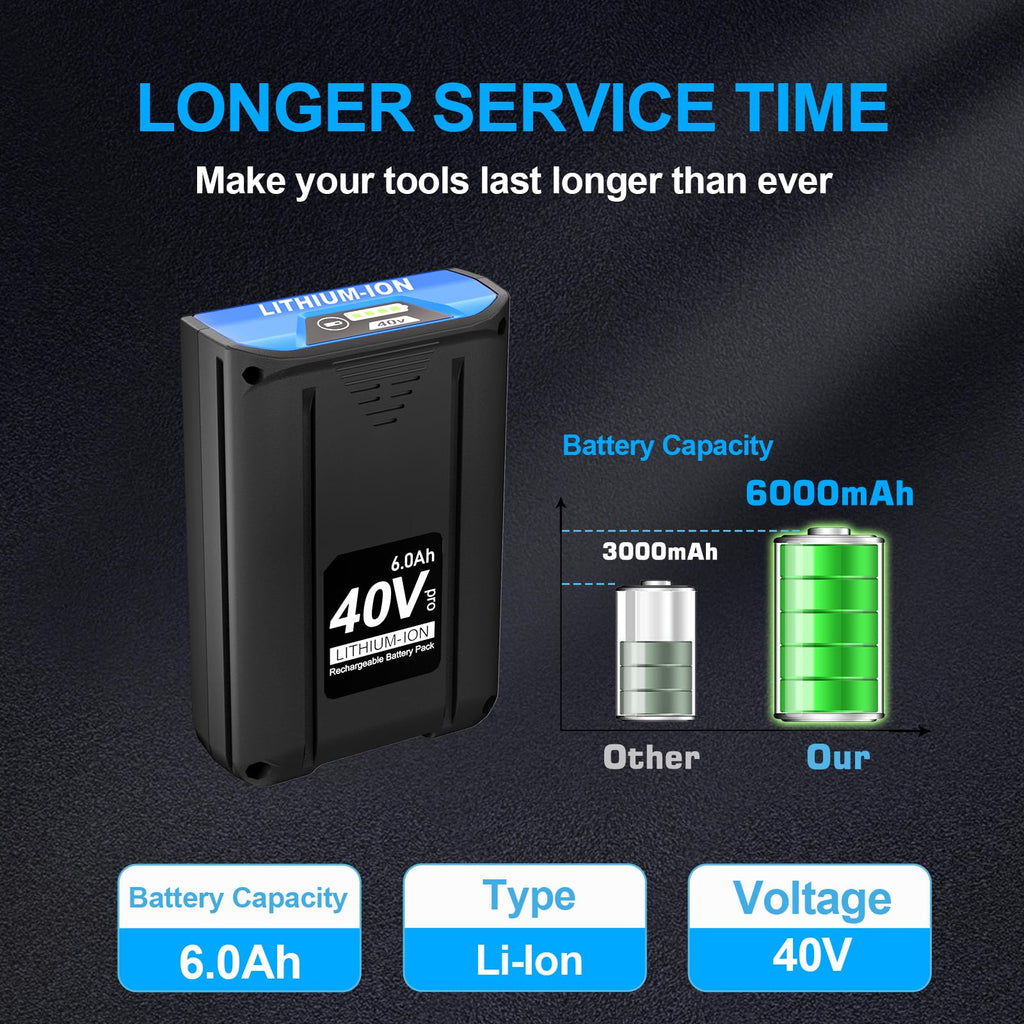 40V 6.0Ah Lithium-Ion Battery I314098