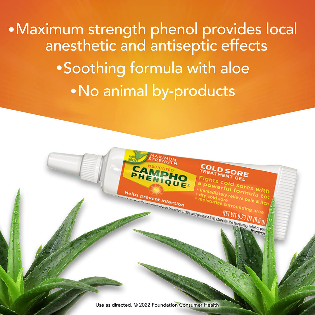 Cold Sore Treatment Gel 0.23 Oz H710