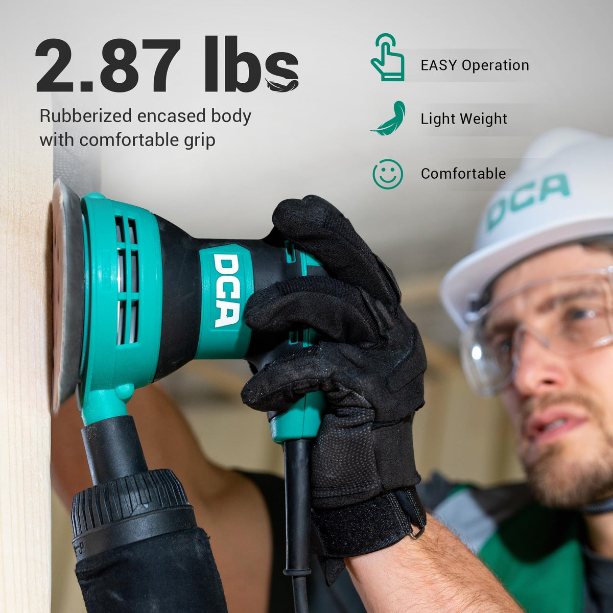 3.0 AMP Corded Random Orbital Sander 6 Speeds 5-Inch Q418967