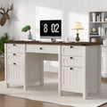 62" Executive Desk with File Drawer & Cabinet S516246