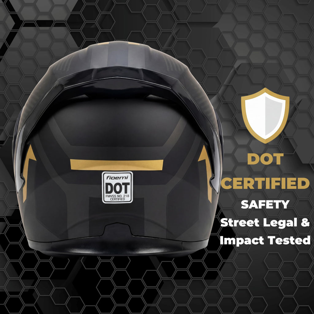 Modular Motorcycle Helmet DOT Approved Flip Up Dual Visor T643