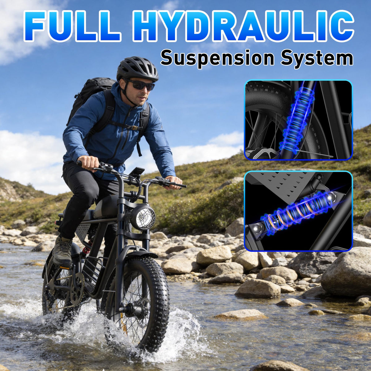 Electric Bike 1500/2000/3000 Peak 30-37MPH I29424