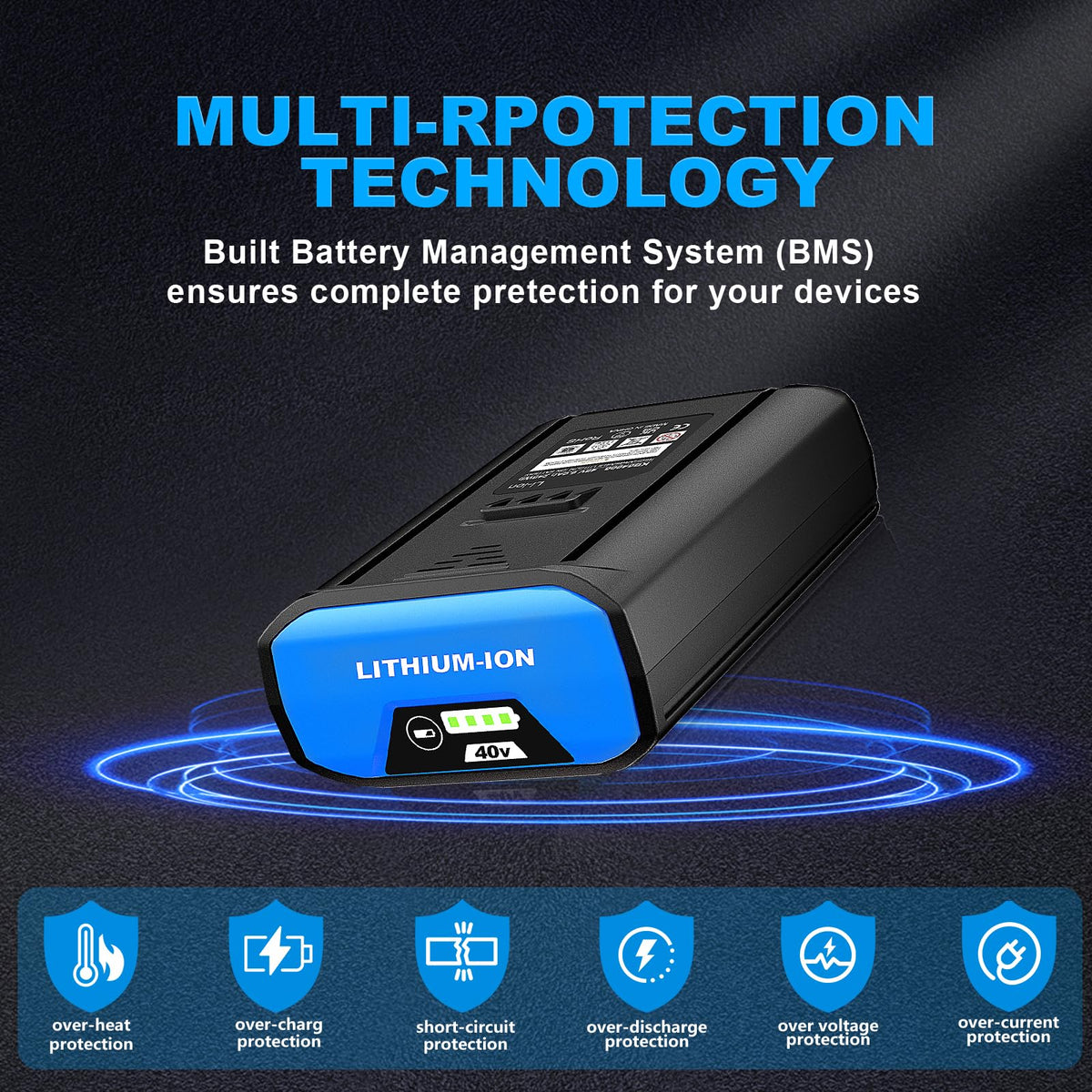 40V 6.0Ah Lithium-Ion Battery I314098