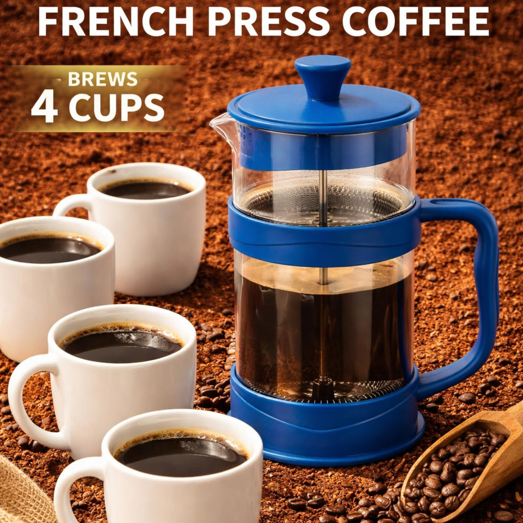 1L Glass French Press Coffee Maker H468