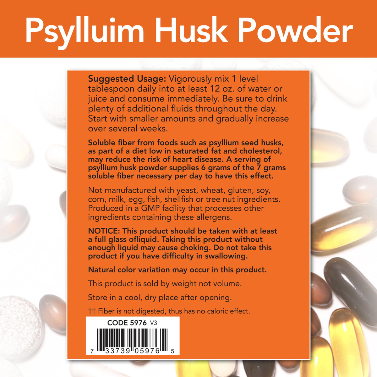 Psyllium Husk Powder Soluble Fiber A768470