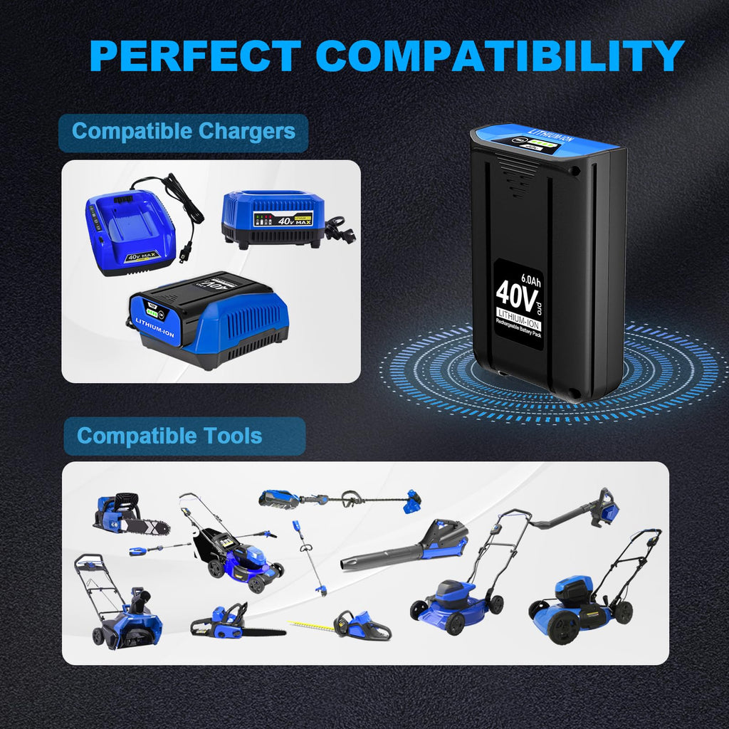 40V 6.0Ah Lithium-Ion Battery I314098