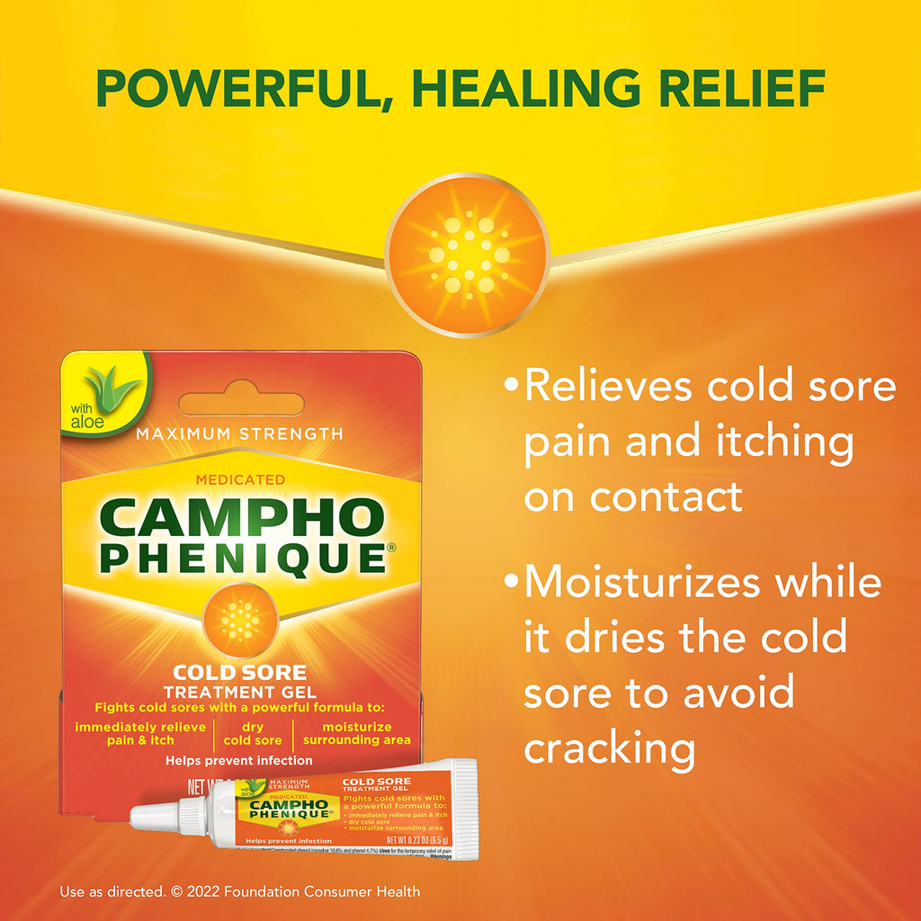 Cold Sore Treatment Gel 0.23 Oz H710
