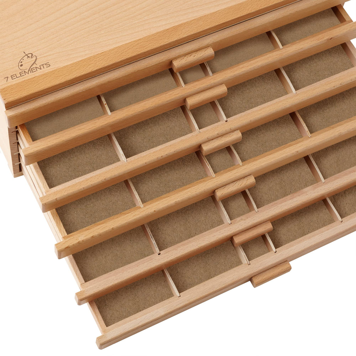 6 Drawer Wooden Artist Storage Box Z18570