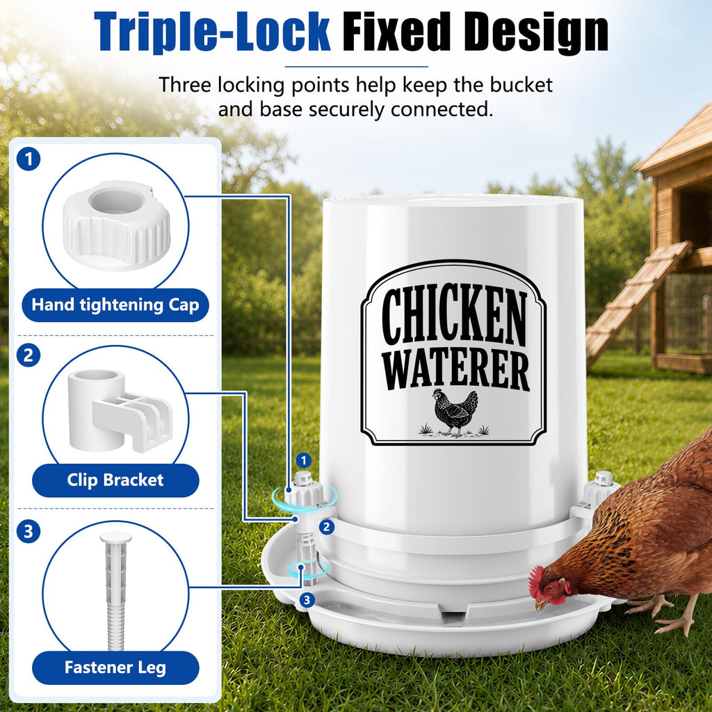 Chicken Waterer for 5 Gallon Bucket C987