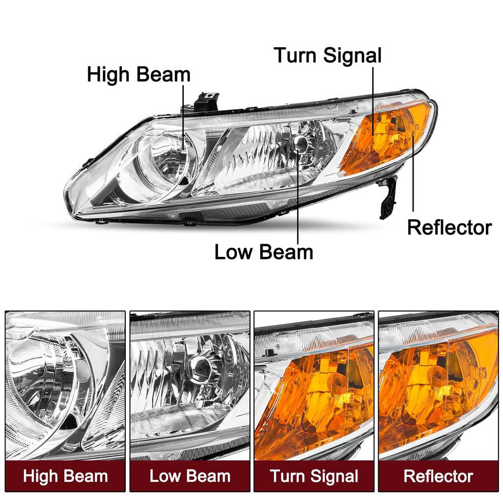 Halogen Headlight Assembly A954068