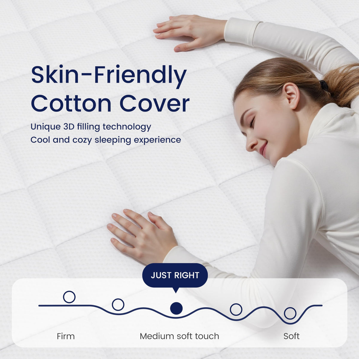 8 inch Hybrid Memory Foam Full Mattress R462102