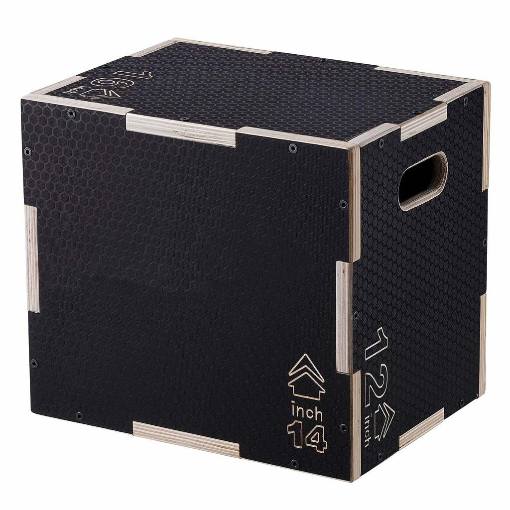 16/14/12 Inch Wooden Plyometric Jump Box I82185