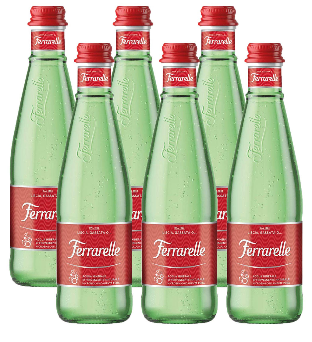 Sparkling Natural Mineral Water 11.2 Oz Glass Bottle 6 Pack M639767