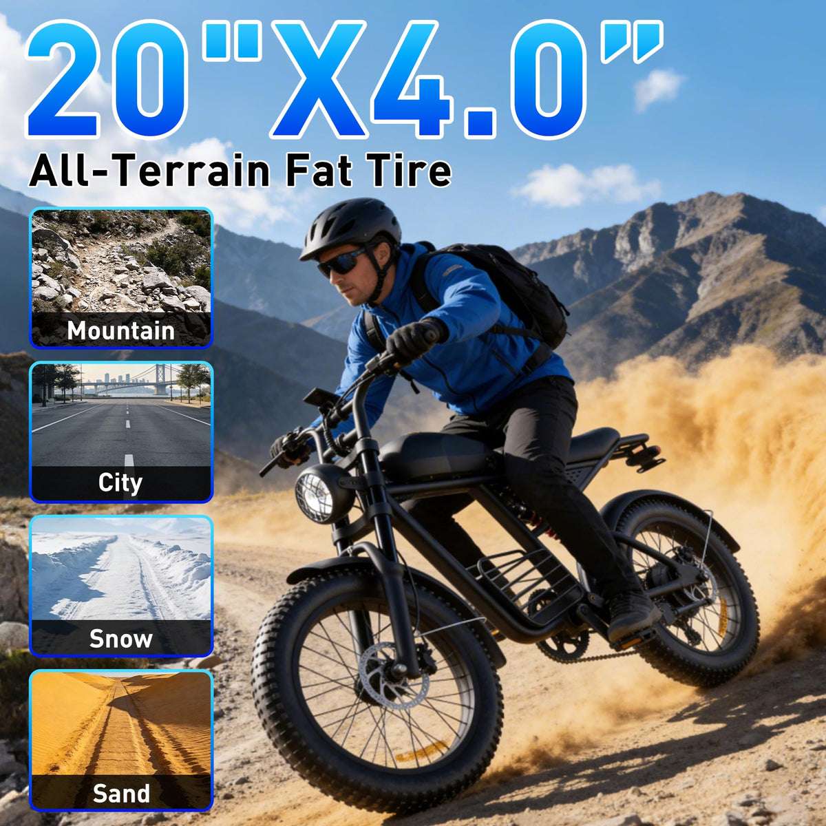 Electric Bike 1500/2000/3000 Peak 30-37MPH I29424