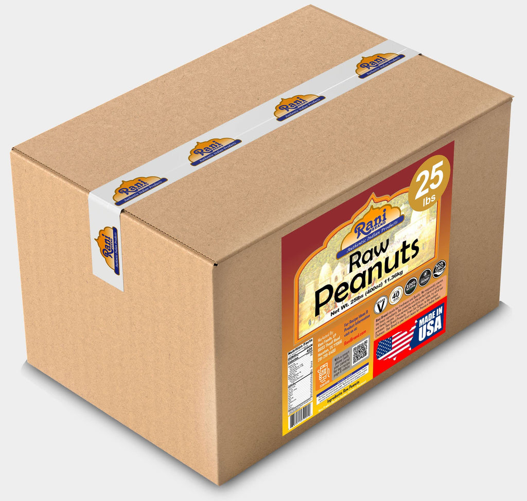 Raw Whole Peanuts With Skin 25lbs Bulk Box J755