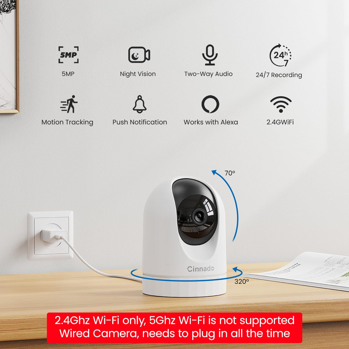 2K Indoor Security Camera N59419