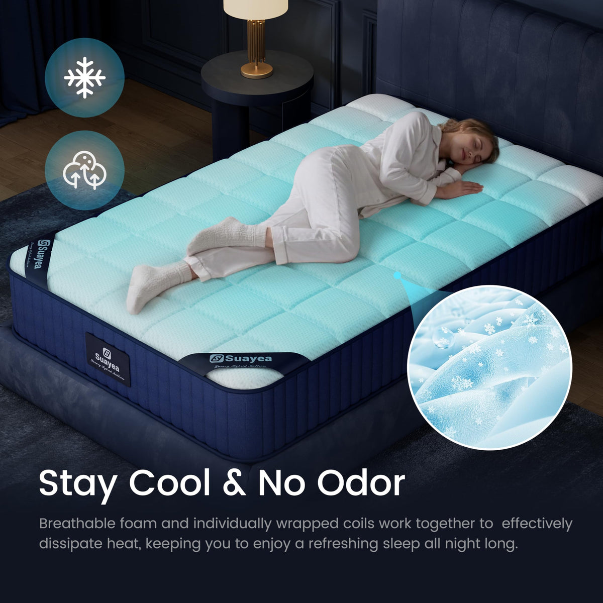 8 inch Hybrid Memory Foam Full Mattress R462102