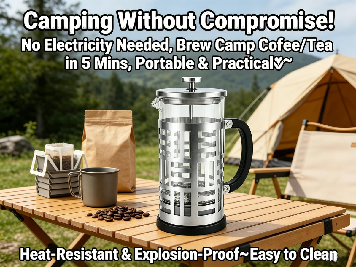 34 oz Brushed Stainless French Press Z595