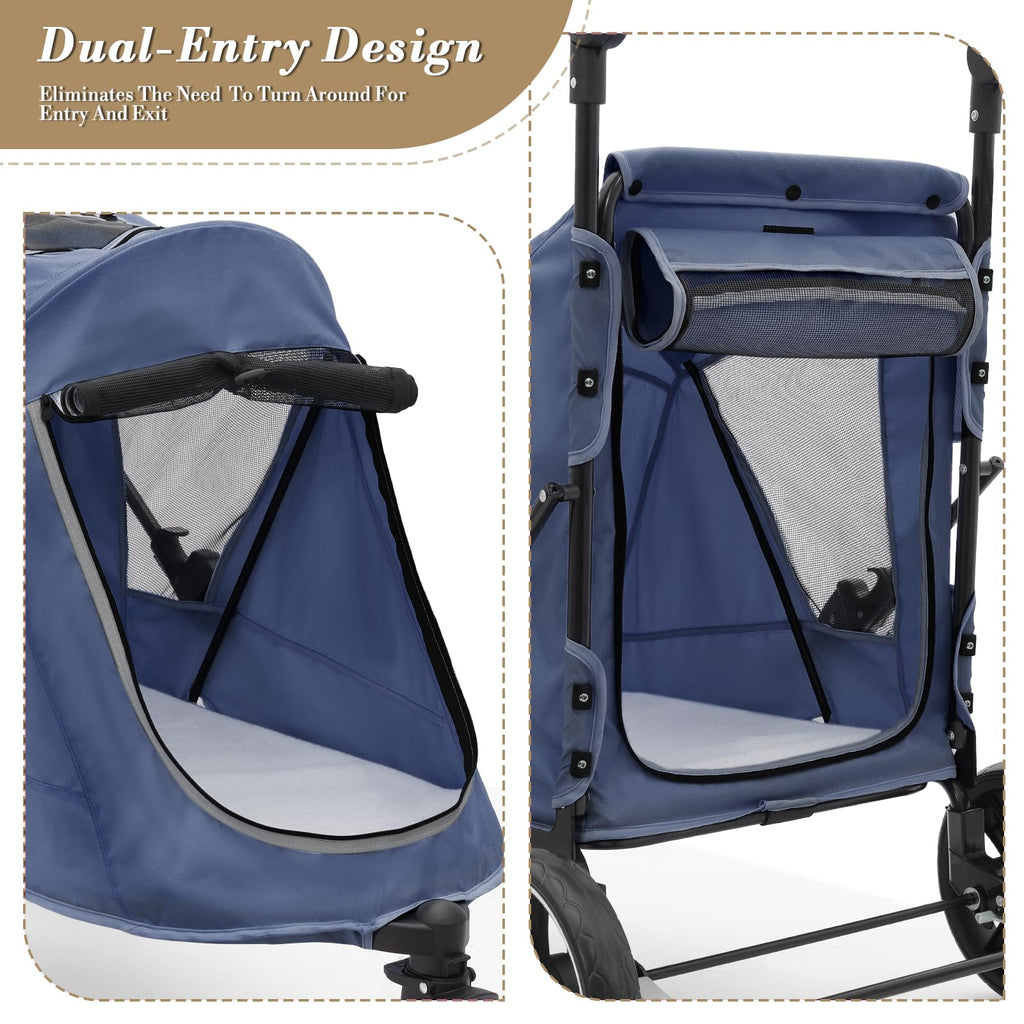 Blue Pet Stroller L9642