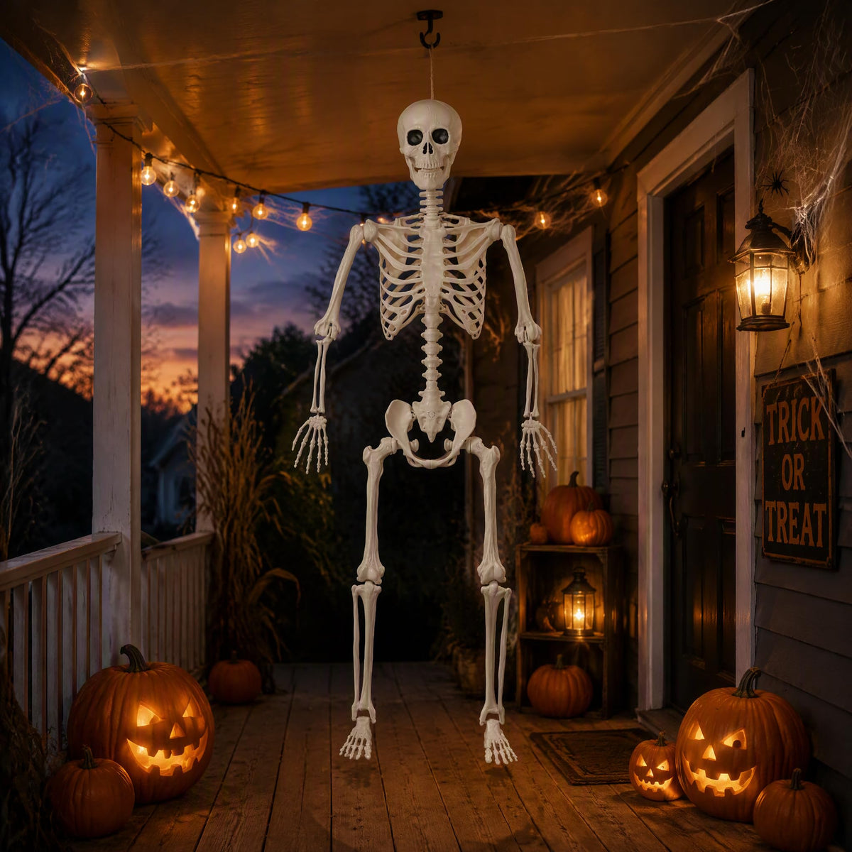 Life Size Posable Full Body Skeleton with Movable Joints E9270