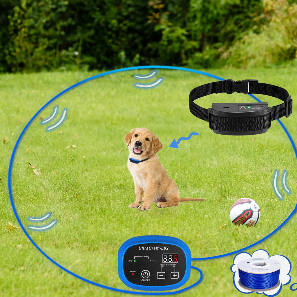 In-Ground Electric Dog Fence System with Waterproof Training Collar C88367