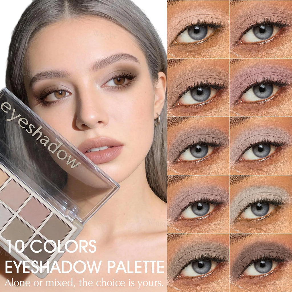 10 Colors Matte Neutral Eyeshadow Palette W2516