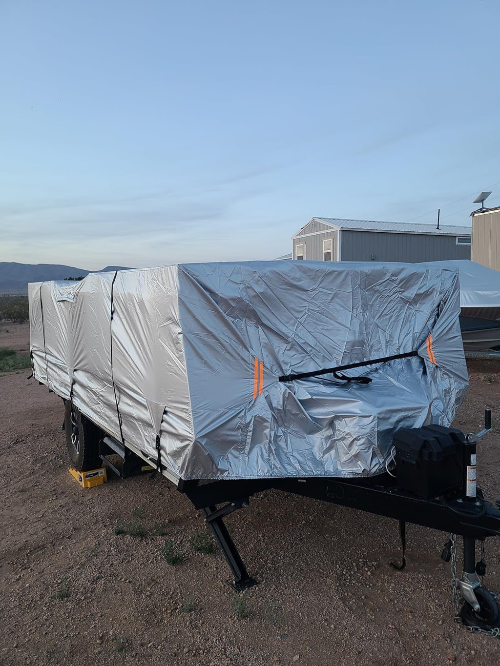 14'-16' Waterproof Oxford Fabric Camper Cover Y4186