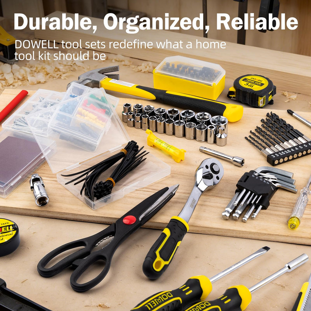 299-Piece Professional Hand Tool Set with Sockets, Pliers, Hex Keys, Screwdrivers H575