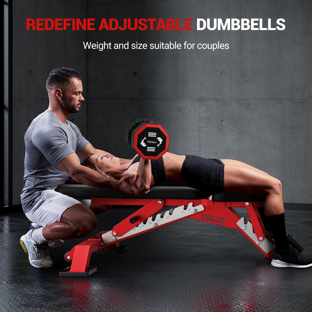 Adjustable Dumbbell Set 10/15/20/25 lb A706488