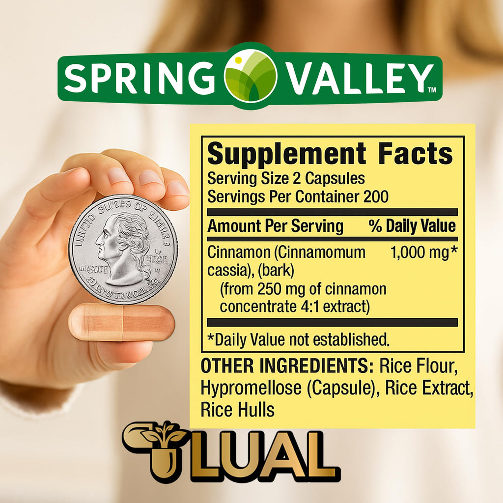 Cinnamon Supplement 1000mg 400 Vegetarian Capsules M336