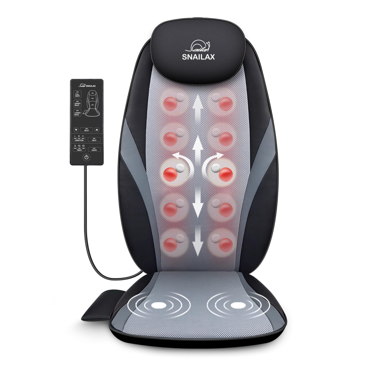 Shiatsu Back Massager with Heat V7202