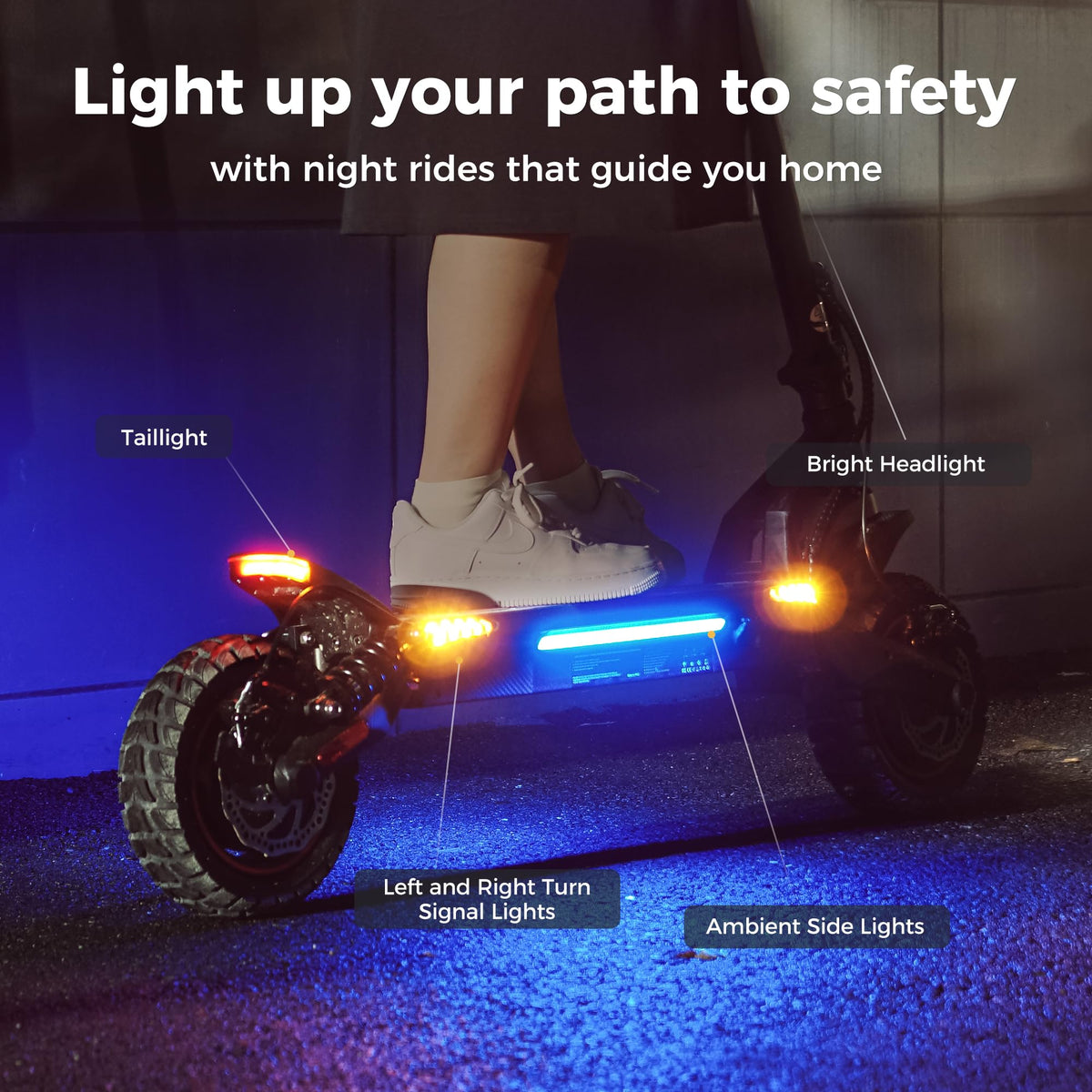 Electric Scooter with Off-Road Tires G6535