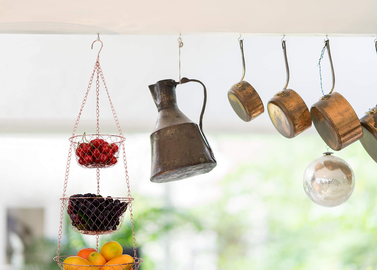 3 Tier Metal Hanging Basket Q73608