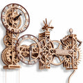 3D Wooden Clock Puzzle Building Kit with 257 Pieces N944