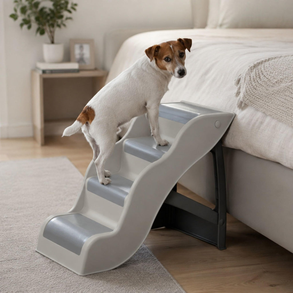 Lightweight 4-Step Pet Stairs Q504