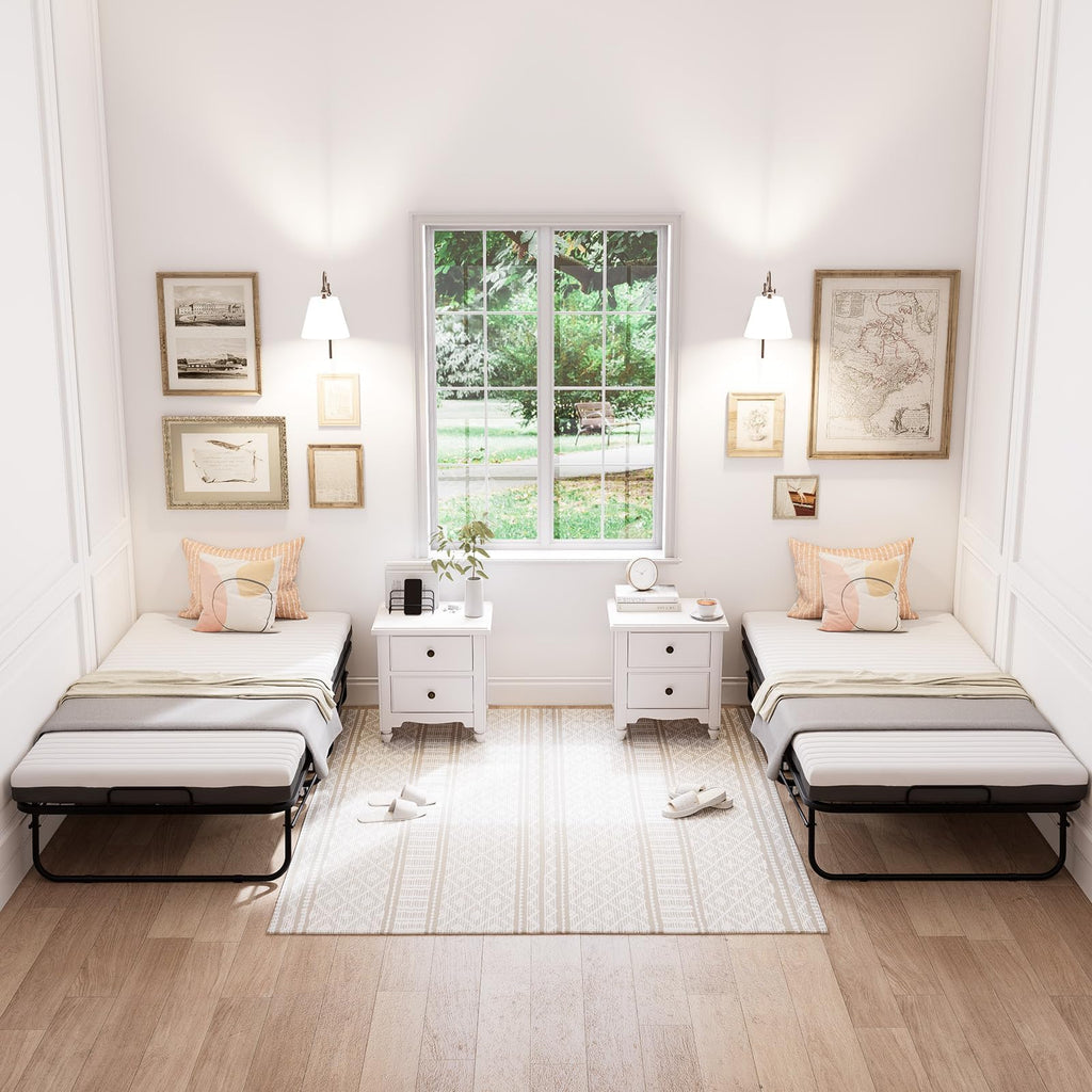 Folding Bed with Memory Foam Mattress Z930