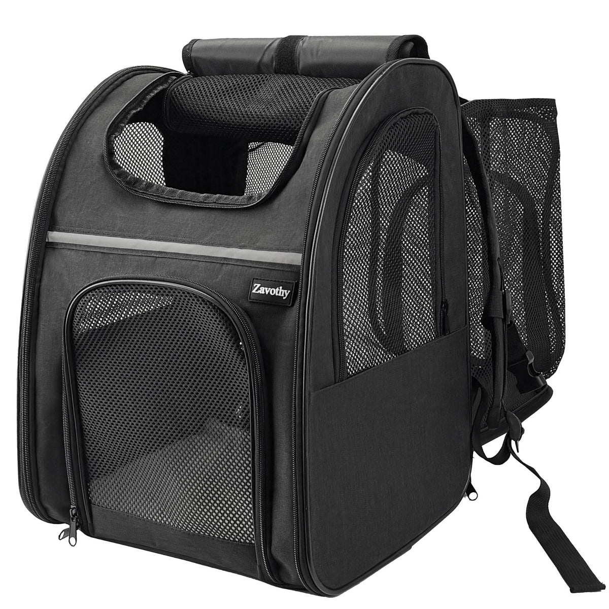 Expandable Airline Approved Cat Backpack Carrier with Breathable Mesh C255