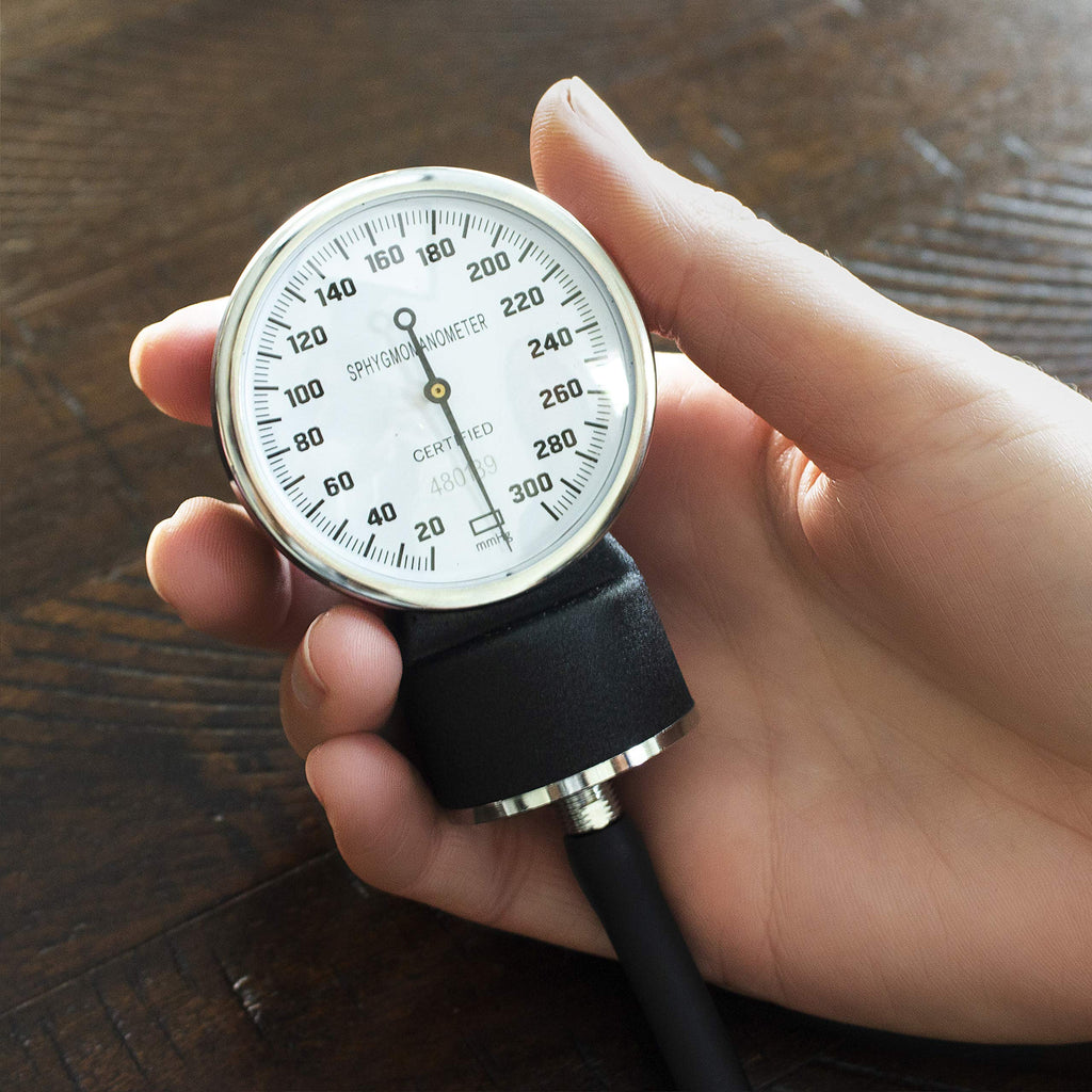 Manual Blood Pressure Monitor with 13-17 Inches Cuff and Attached Stethoscope C440400