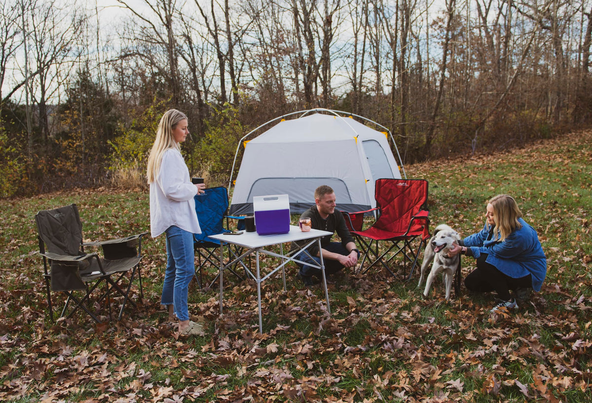 Aluminum Roll-Top Camp Table D44269