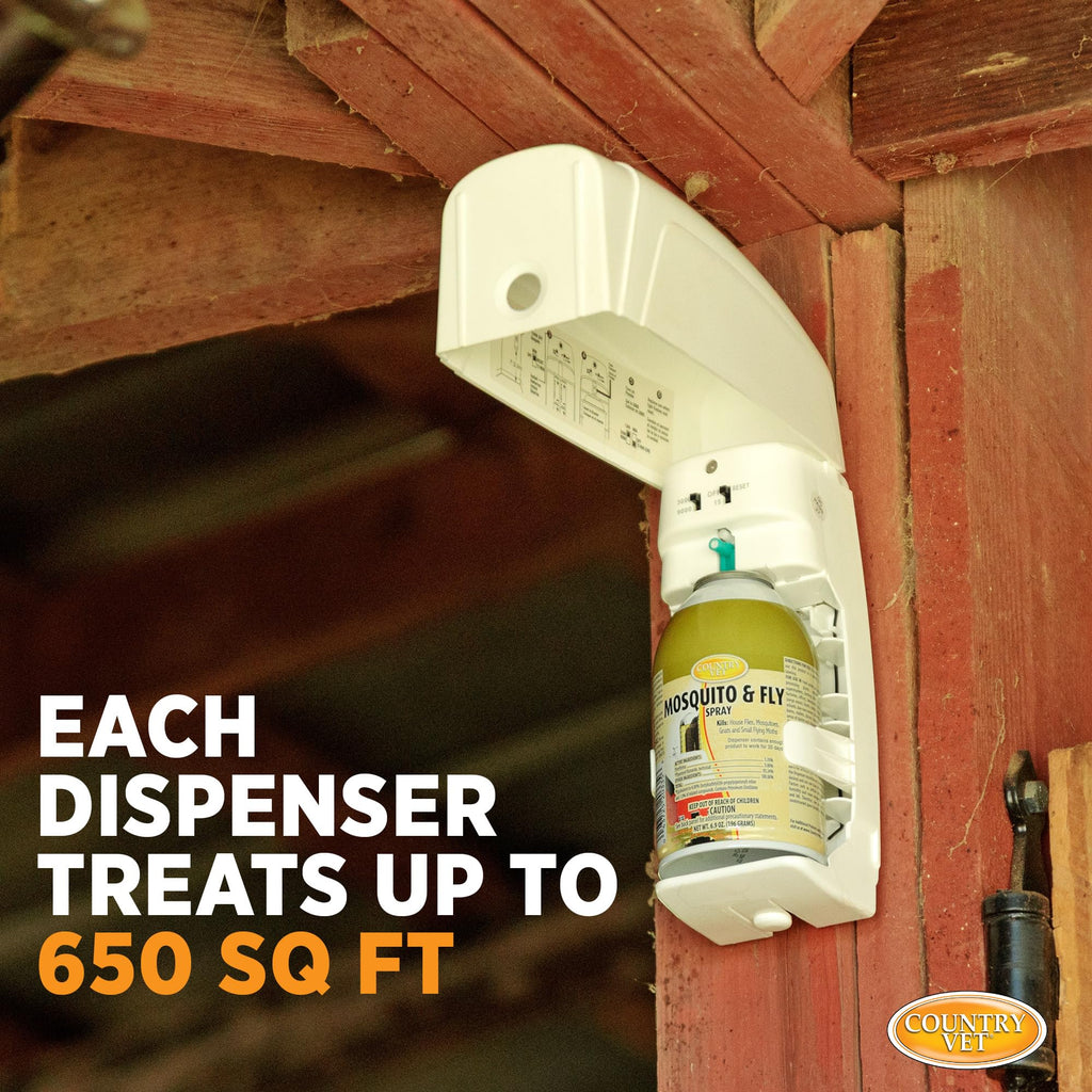 Mosquito Fly Metered Spray Refill & Automatic Metered Dispenser Case of 12 Q583