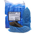 Waterproof Non-Slip Disposable CPE Boot Covers, Blue, 100 Pack N858775