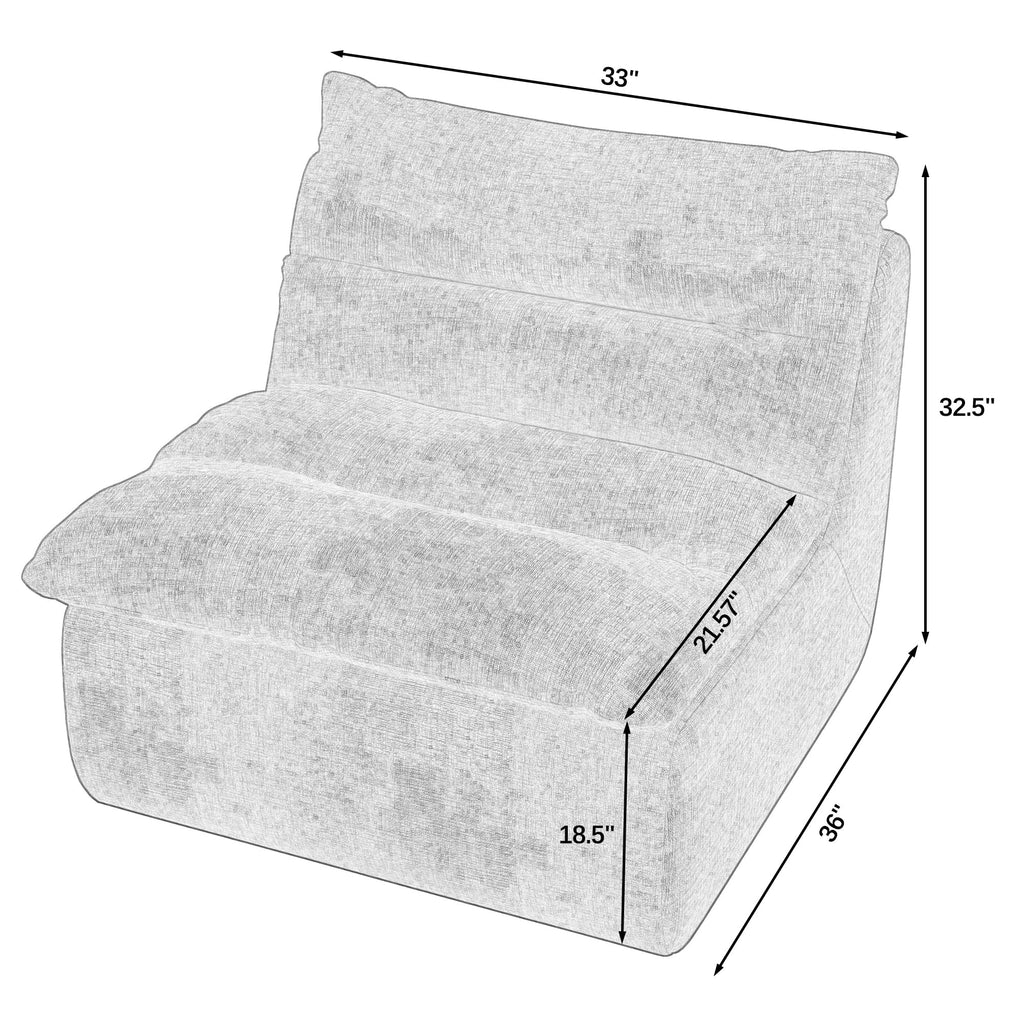 Ultra Soft Memory Foam Bean Bag Chair Q186