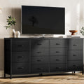 63 Inch Dresser with 14 Fabric Drawers U85330