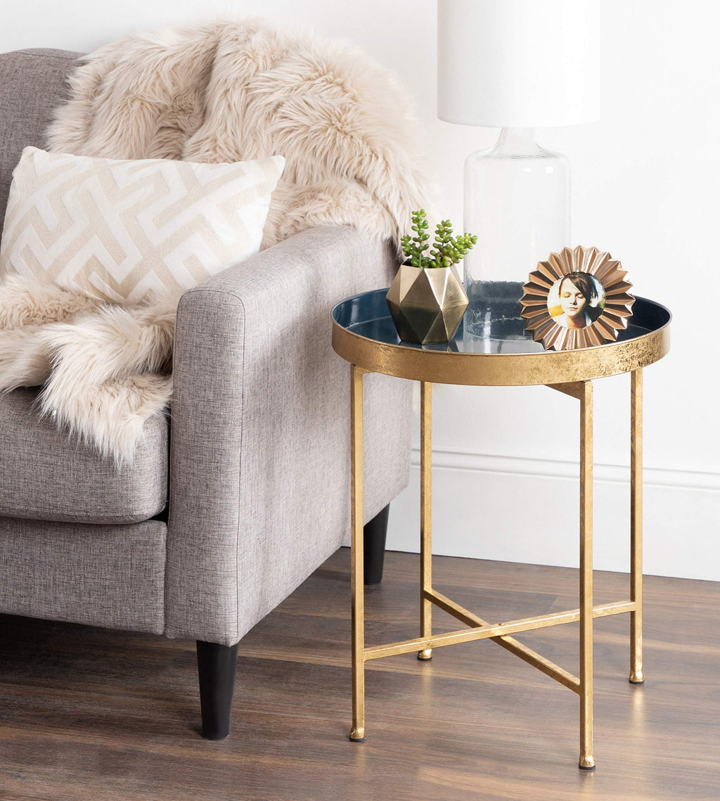 Foldable Round Accent Table S1380