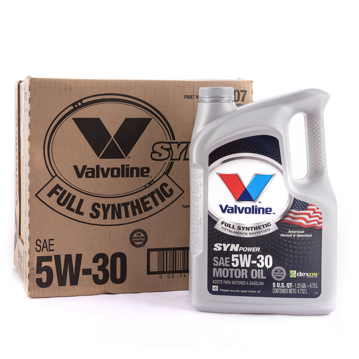 5W-30 Full Synthetic Motor Oil 5qt Case of 3 O406